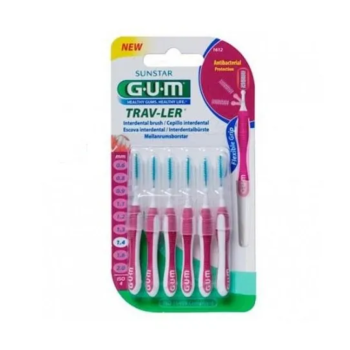 Brossette interdentaire Sunstar Trav-ler 1.4 mm Gum - 4 brossettes