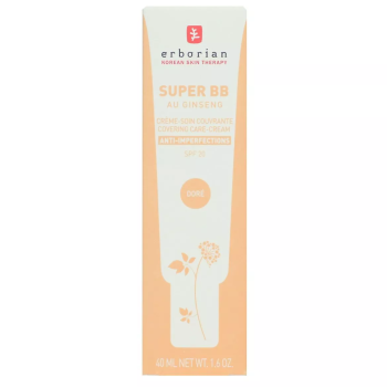 Super bb crème-soin couvrante anti-imperfections doré spf 20 Erborian