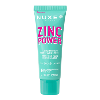 Zinc Power fluide matifiant réducteur de pores Nuxe - tube de 40ml