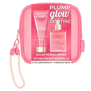 Prodigieuse trousse Plump&glow routine Nuxe - trousse de 2 produits