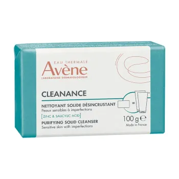 Cleanance nettoyant solide désincrustant Avène - pain de 100g