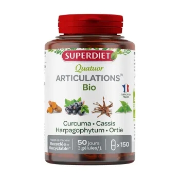 Quatuor bio articulation Super Diet - pot de 150 gélules