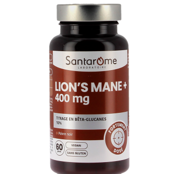 Lion's Mane+ 400mg Santarome - pot de 60 gélules