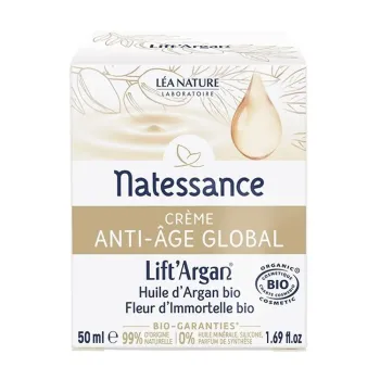 Crème anti-âge global BIO Natessance - pot de 50ml