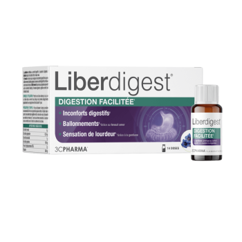 Liberdigest digestion facilitée 3C Pharma - boîte de 14 unicadoses de 10ml