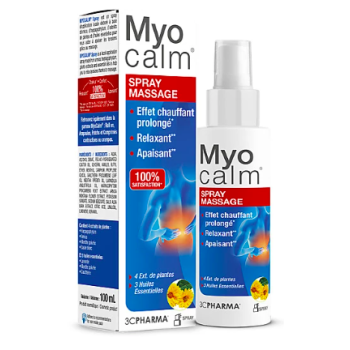 Myocalm spray contraction musculaire 3C Pharma - spray de 100 ml