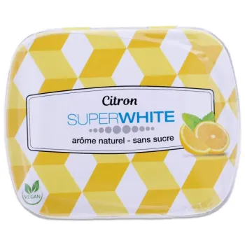 Pastilles citron Superwhite - boite de 50 pastilles