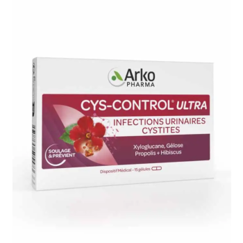 Cys-control ultra Arkopharma - boite de 15 gélules
