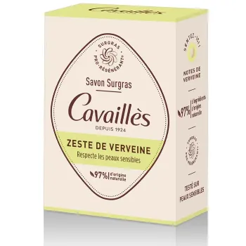 Savon surgras zeste de verveine Rogé Cavaillès - pain de 100g