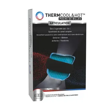 Thermocool&hot poche de billes articulation Bausch lomb - poche de billes 42x11cm