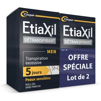 Détranspirant Men homme aisselles peau sensible Etiaxil