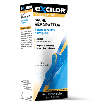 Excilor Baume Réparateur Talons Fendillés - tube de 50 ml