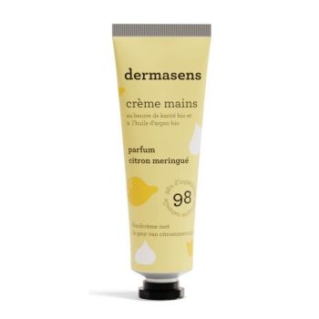 Dermasens Crème mains citron meringué Marque Verte - tube de 30ml