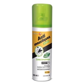 Expert 1.2.3 spray répulsif anti- moustiques et tiques zones tempérées Novodex