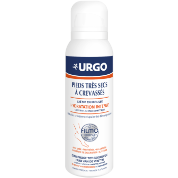 Crème mousse hydratation intense pieds très secs Urgo - flacon de 125ml