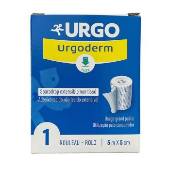 Urgoderm sparadrap extensible non tissé Urgo - rouleau de 5mx5cm