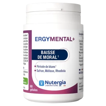Ergymental baisse de moral Nutergia - pot de 60 gélules