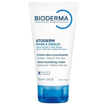 Atoderm Crème ultra-nourrissante mains & ongles Bioderma - tube de 50 ml