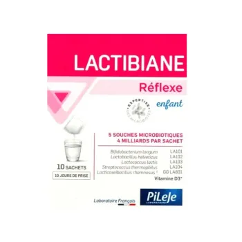 Lactibiane Réflexe enfant microbiote Pileje - boite de 10 sachets