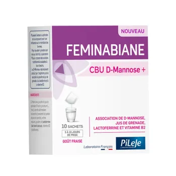 Feminabiane CBU D-Mannose+ Pileje - boite de 10 sachets