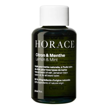 Huile pour barbe citron & menthe Horace - flacon de 30ml