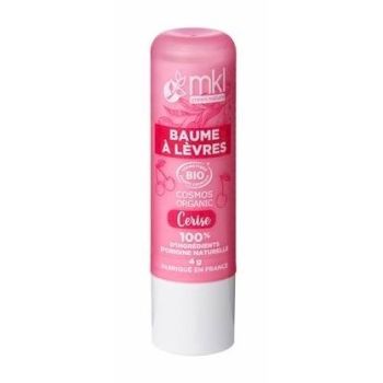Baume à lèvres bio Cerise MKL Green Nature - 1 stick de 4g