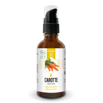 Macérât huileux Carotte BIO Dayang - flacon-pipette de 50ml