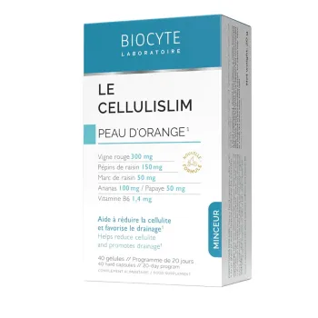 Le cellulislim Peau d'orange Biocyte - boite de 40 gélules
