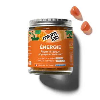 Énergie gummies sans sucres Mium Lab - pot de 42 gummies
