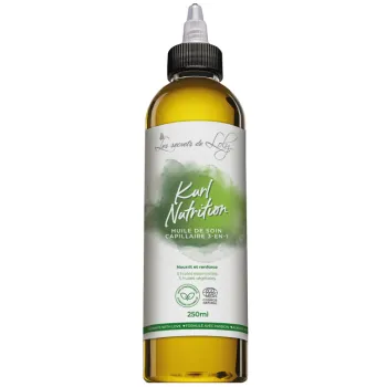 Kurl nutrition huile de soin capillaire 3en1 Les secrets de Loly - flacon de 250ml