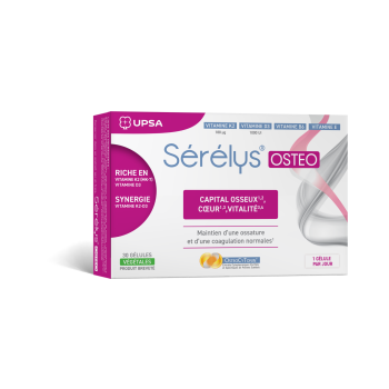 Sérélys Osteo Upsa - boite de 30 gélules végétales 
