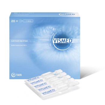Vismed collyre lubrifiant oculaire stérile - boite de 20 unidoses