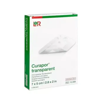 Curapor pansements chirurgicaux stériles transparents Lohmann Rauscher - boite de 5 pansements 8x10cm