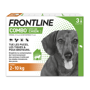 Spot-on Combo chien 2-10 kg Frontline
