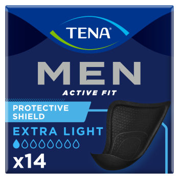 Protection discrète pertes très légères Extra-light Tena Men - boîte de 14 protections