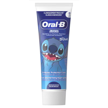 Dentifrice junior protection caries Stitch dès 6 ans Oral-B - tube de 75ml