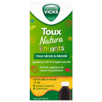 Toux natura enfants Vicks - flacon de 140ml
