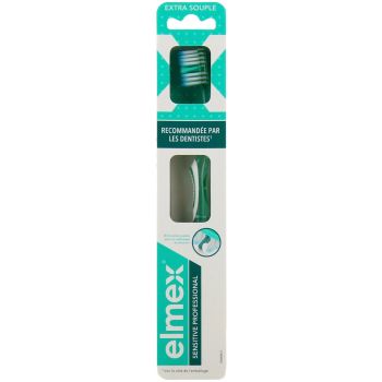 Brosse à dents sensitive professional extra souple Elmex - 1 brosse à dents