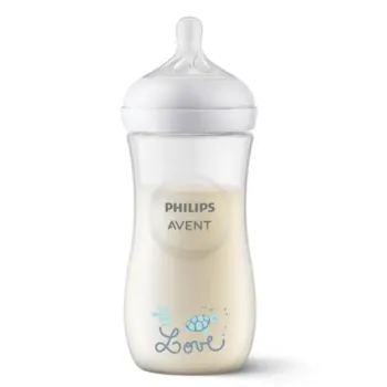 Avent Natural Response biberon love tortue Philips - biberon de 330ml