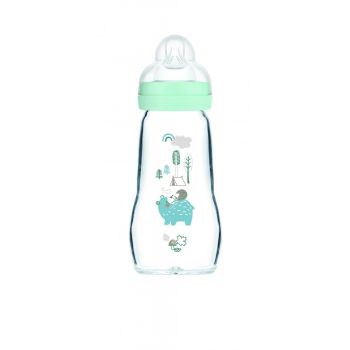Biberon en verre 2mois et + MAM - 1 biberon 260 mL