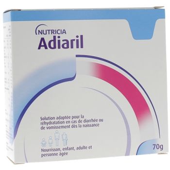 Adiaril solution de réhydratation pour bébé - boîte de 10 sachets