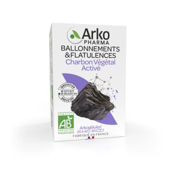 Arkogélules Charbon végétal bio Arkopharma