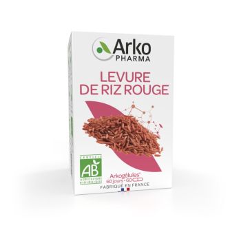 Arkogélules Levure de riz rouge bio Arkopharma - boîte de 60 gélules