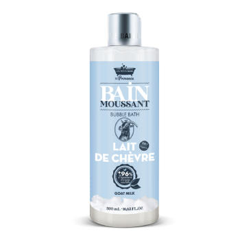 Bain moussant au lait de chèvre Les petits bains de Provence - flacon de 500ml