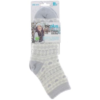 Chaussettes hydratantes Aloe cabin socks taille 35-41 Airplus - 1 paire