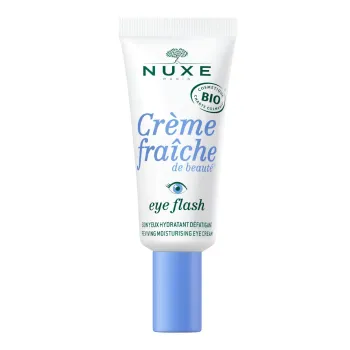 Crème fraîche de beauté Eye Flash Soin yeux bio Nuxe - tube de 15 ml