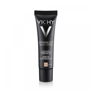 Dermablend 3D correction fond de teint resurfaçant Nude 25 Vichy - tube de 30 ml