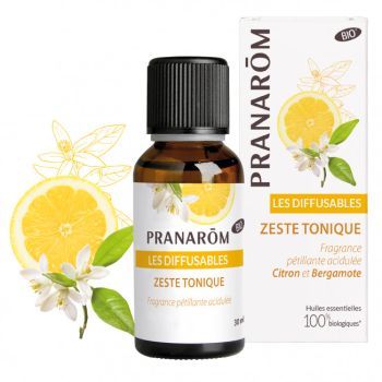 Diffusable Zeste Tonique Pranarom - flacon de 30 ml
