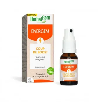 Energem coup de boost bio HerbalGem - spray de 15ml