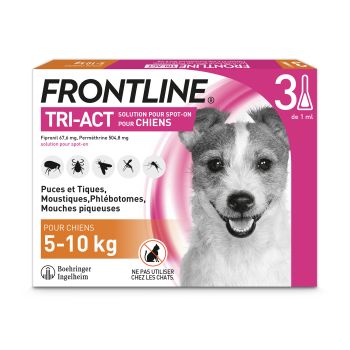Frontline Tri-Act chiens 5-10 kg